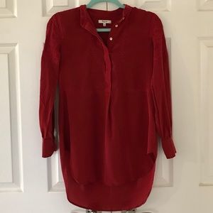 Madewell Red Blouse